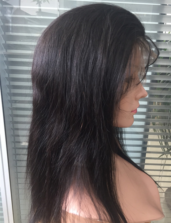 Lace front wig Straight human hair 16inch natural straight YL172
